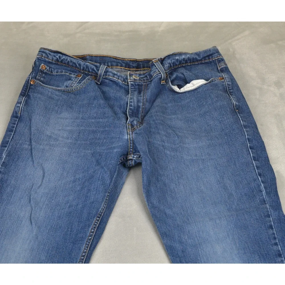 Levis Jeans 511 Mens 36x32 (34x30) Slim Fit Blue Denim Outdoor Hiking Work